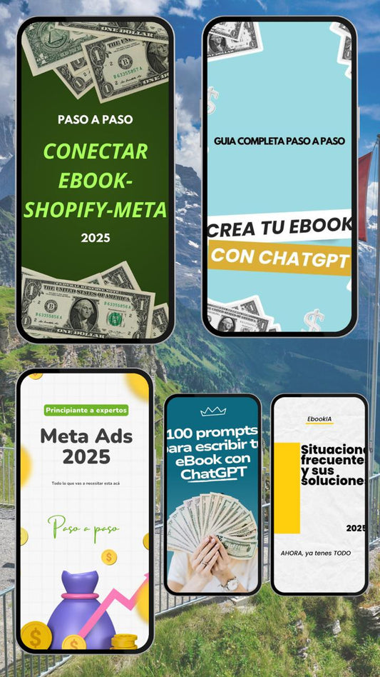 Guia paso a paso: Ebook+Shopify+Meta+Bonus